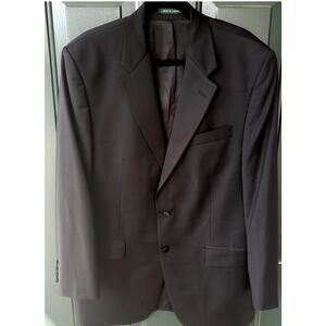 Lauren Ralph Lauren Sz 42L 100% Wool Tuxedo Jacket w Matte Satin Lapels Formal